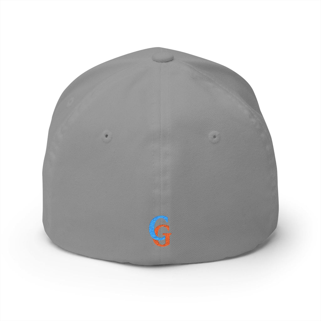CHUBBA GEAR Embroidered Structured Cap | White Gold Stitching