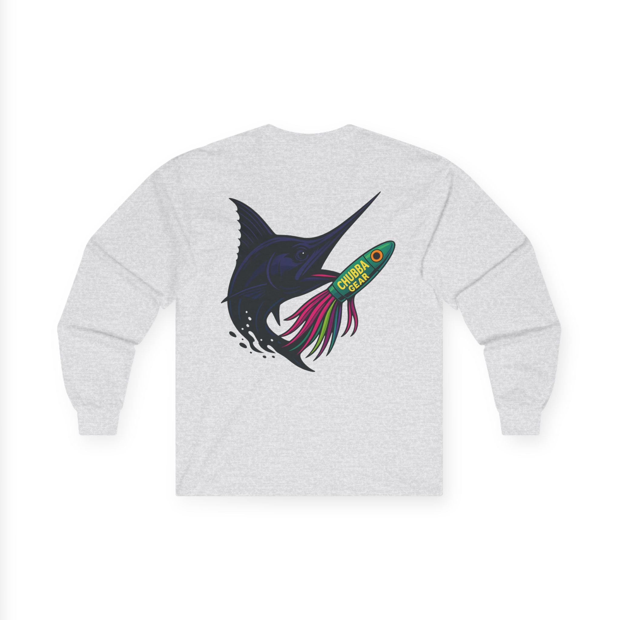 CHUBBA GEAR Long Sleeve T-Shirt – Marlin & Squid Surf Logo