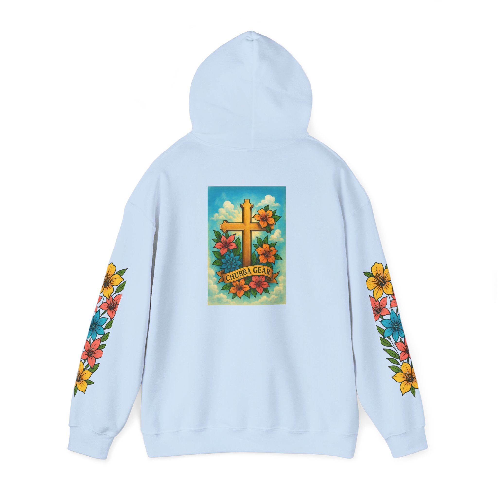 CHUBBA GEAR Gracias a Dios Hoodie - Religious Cross Design