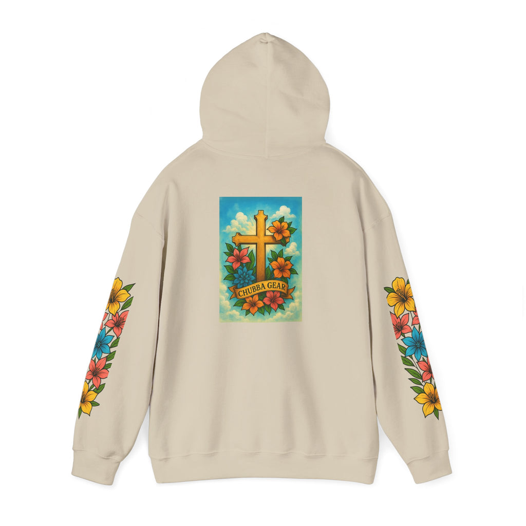 CHUBBA GEAR Gracias a Dios Hoodie - Religious Cross Design