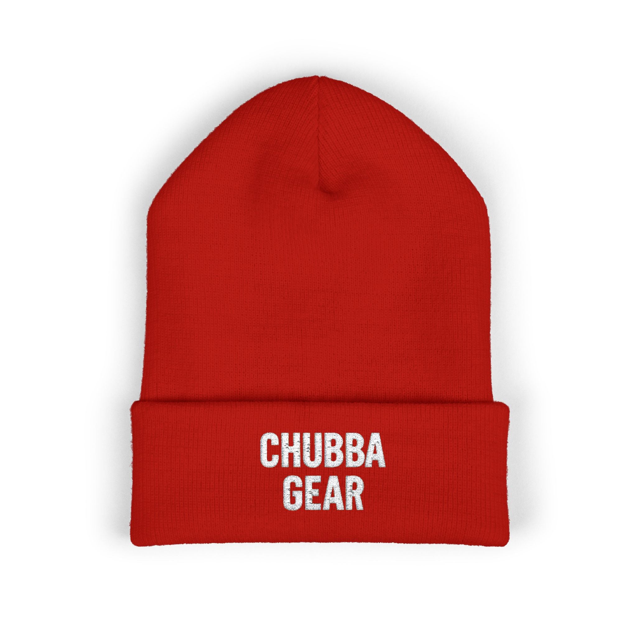 CHUBBA GEAR Embroidered Cuffed Beanie