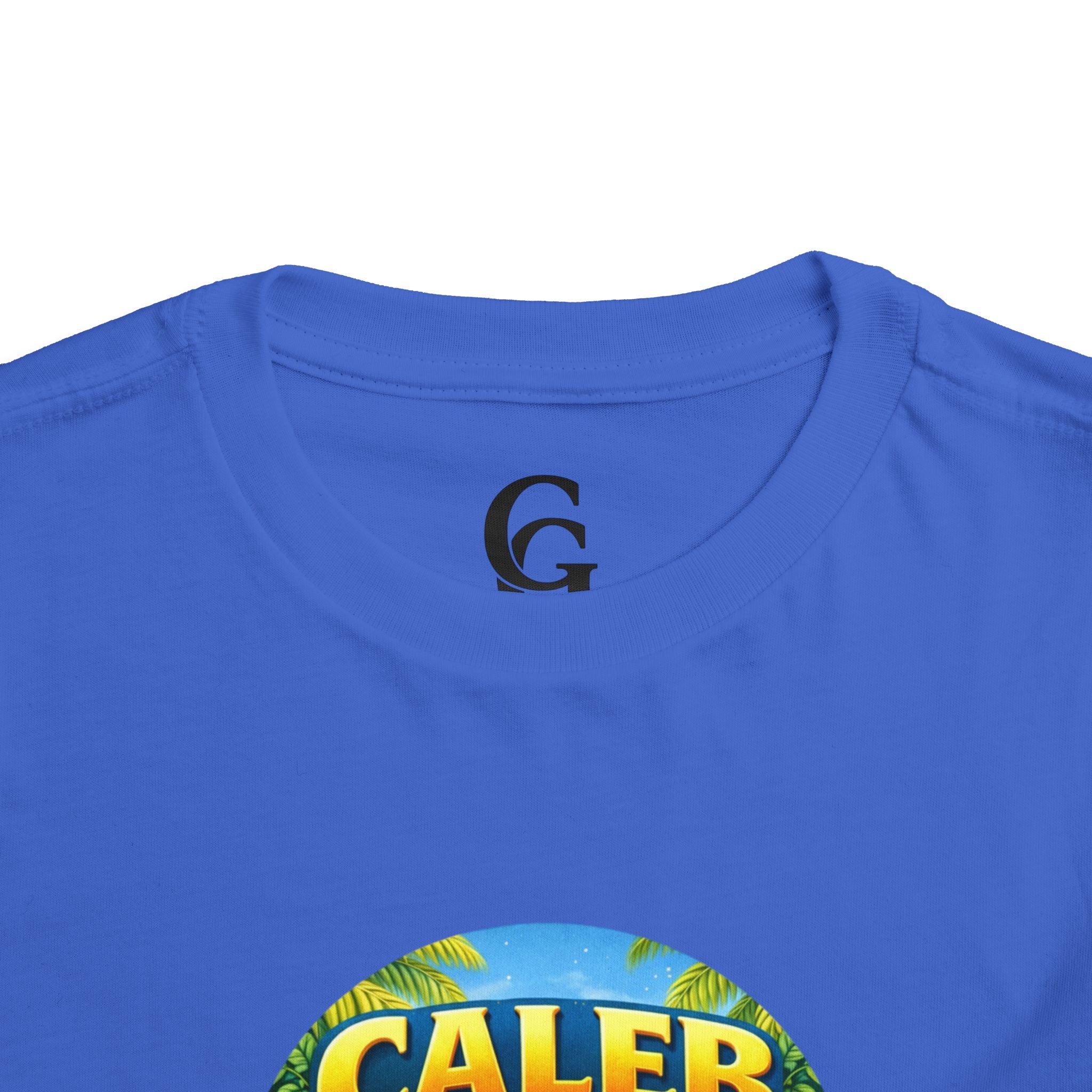 CHUBBA GEAR Caleb Chubba Life Toddler Tee — Cute Surfing Tiger Kids Shirt