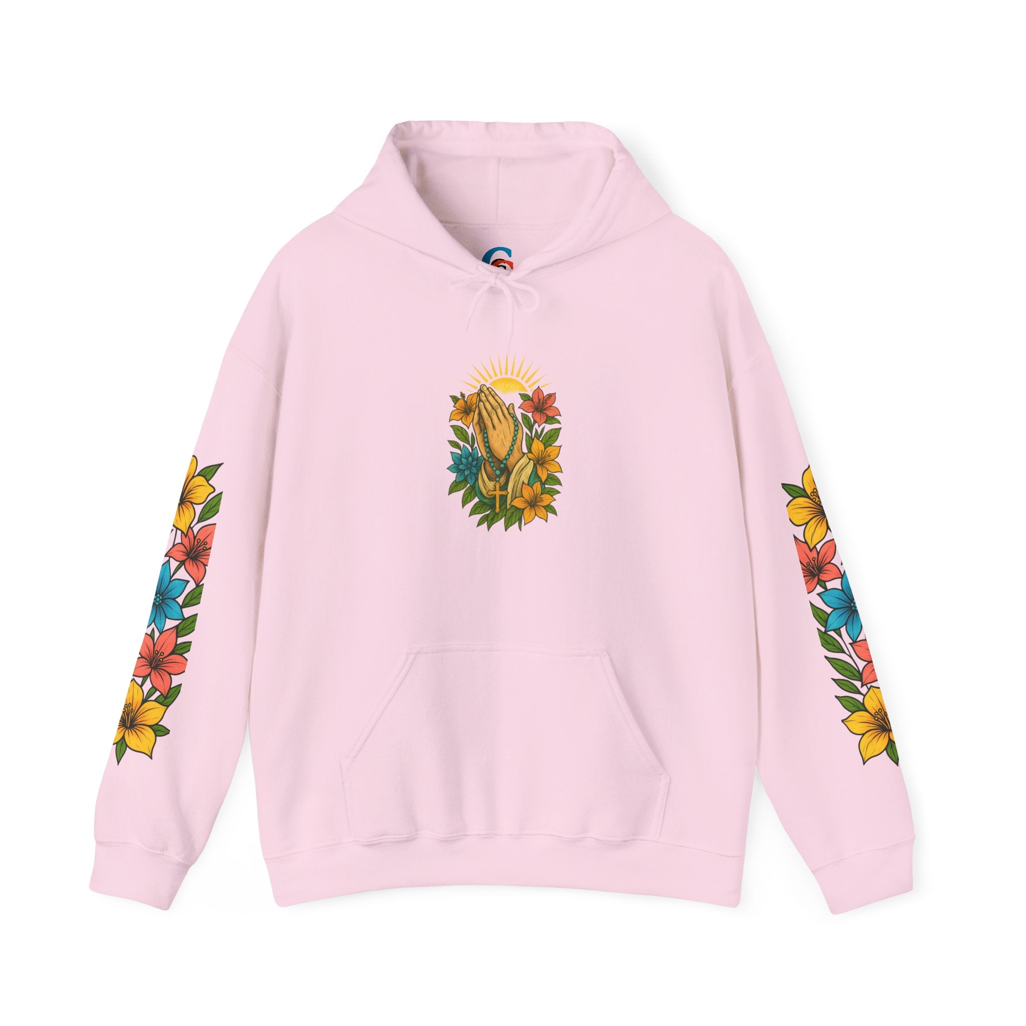 Chubba Gear Floral Hoodie — Vintage Botanical Emblem