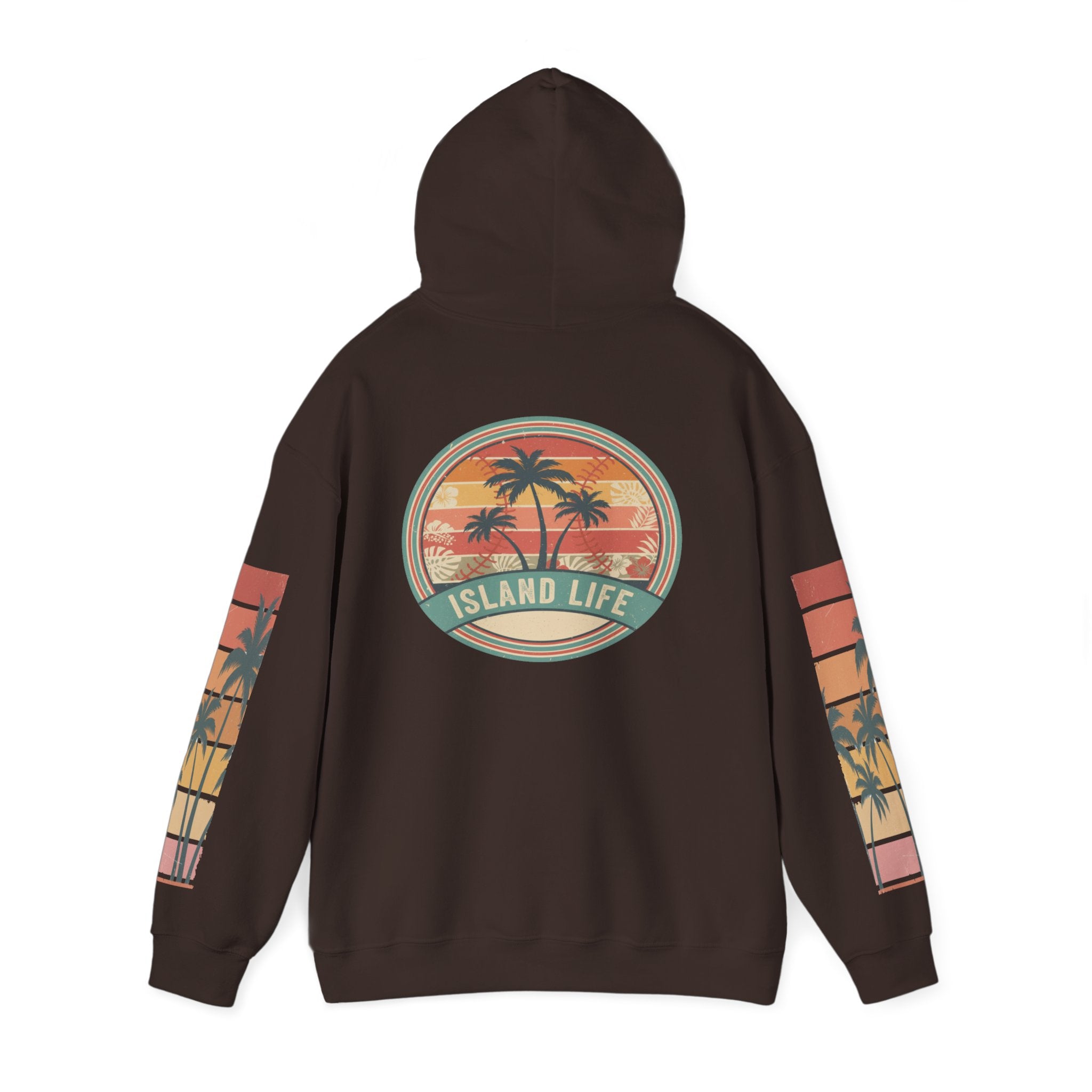 Chubba Gear Island Life Hoodie — Palm Tree Sunset Pullover