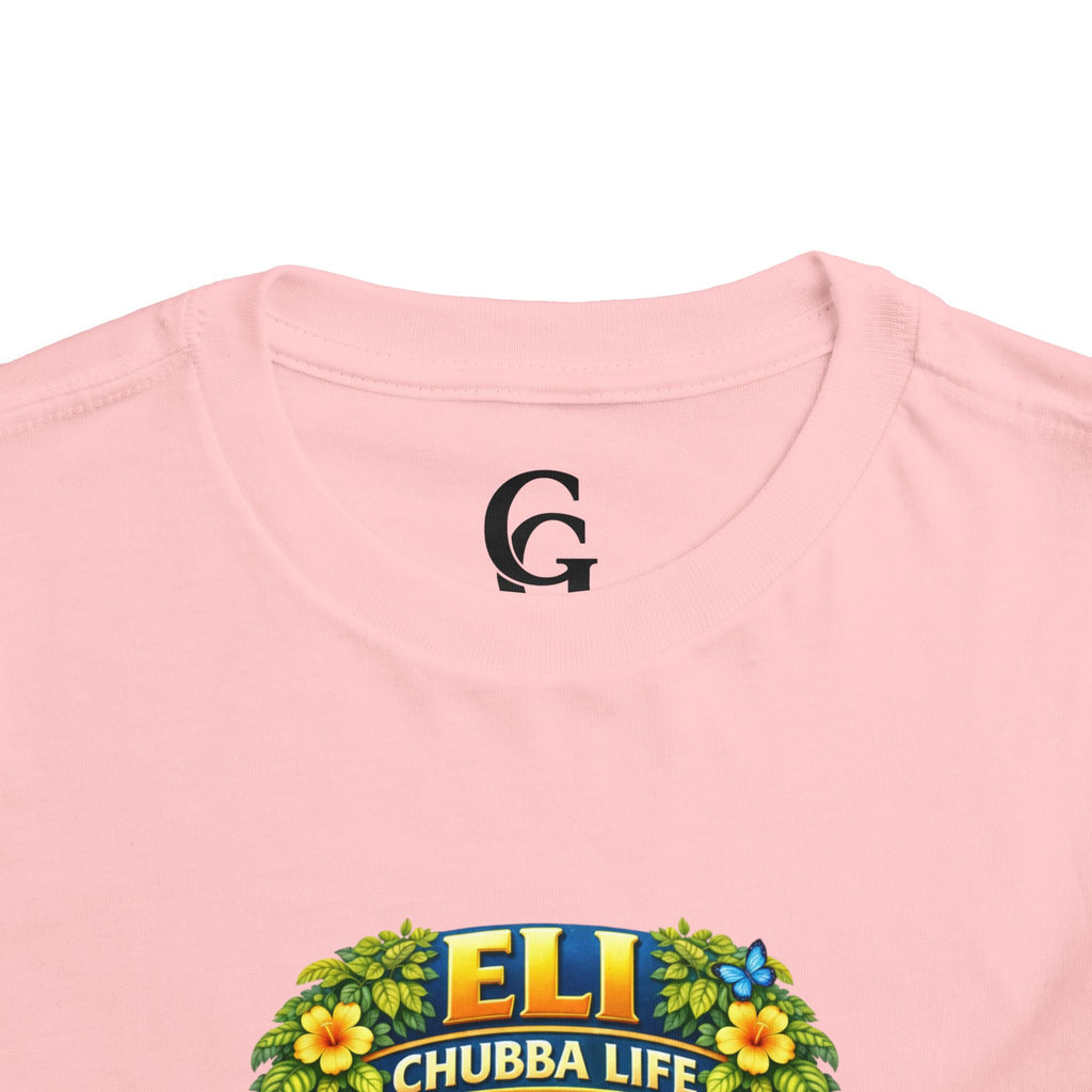 CHUBBA GEAR Eli Chubba Life Toddler Tee - Cute Giraffe Beach Shirt for Kids