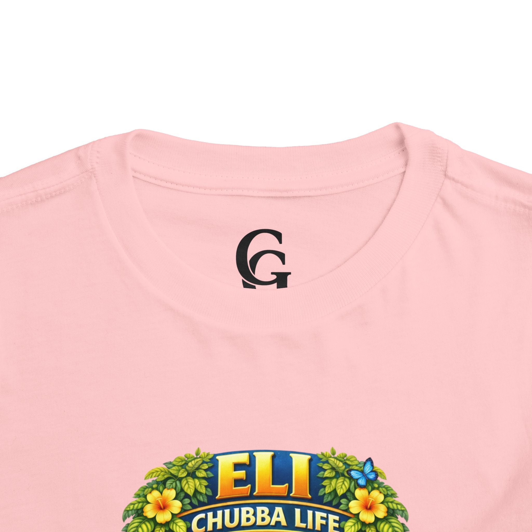 CHUBBA GEAR Eli Chubba Life Toddler Tee - Cute Giraffe Beach Shirt for Kids