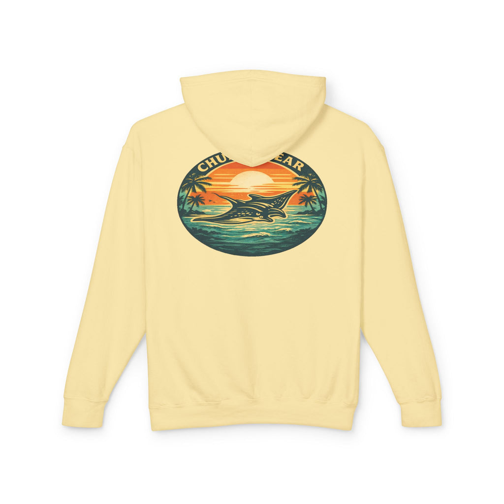Chubba Gear Manta Ray Coastal Sunset Hoodie