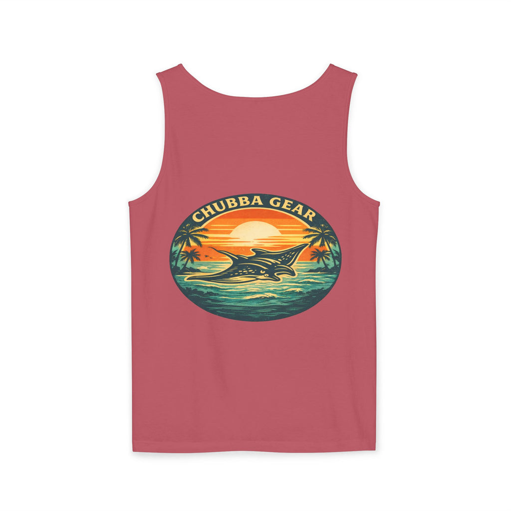 Chubba Gear Sunset Manta Ray Tank Top
