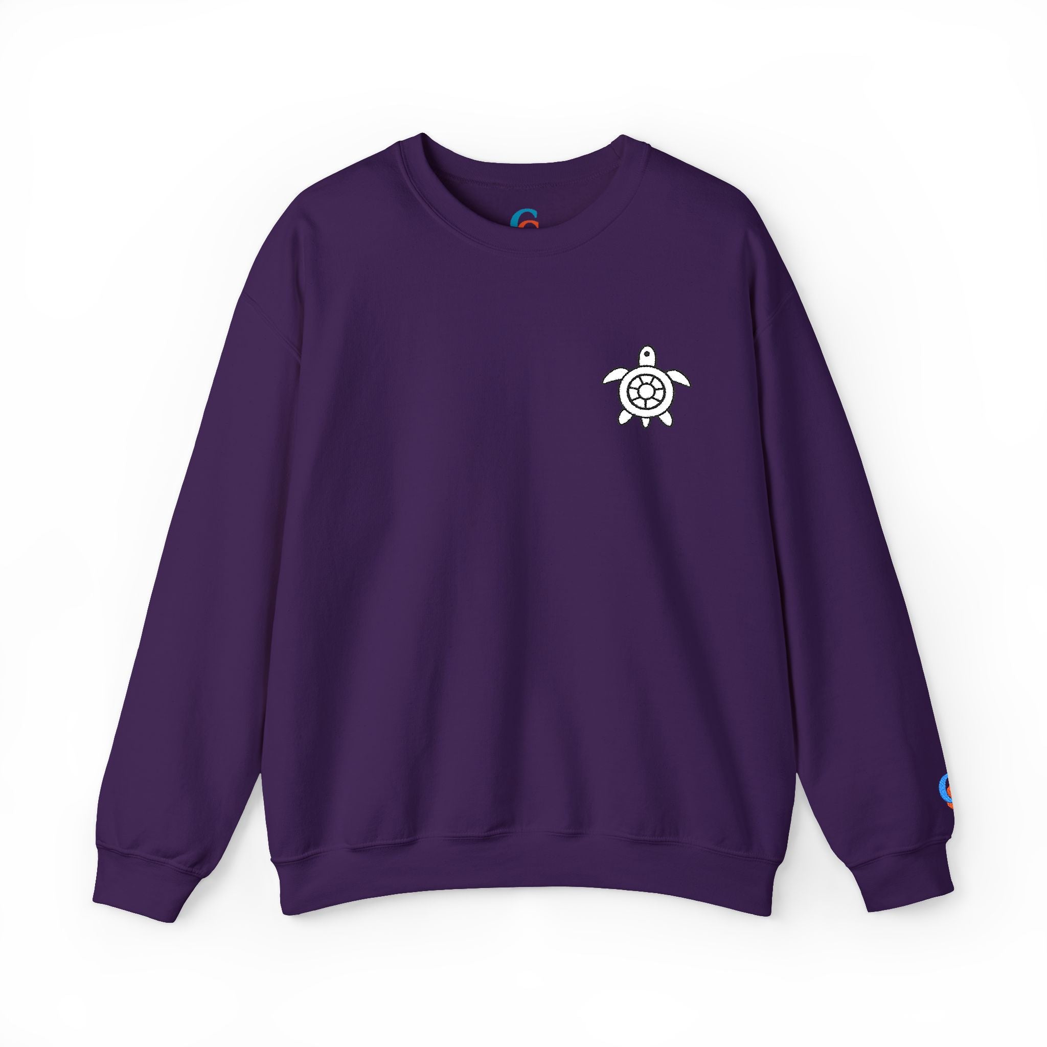 CHUBBA GEAR Sea Turtle Embroidered Crewneck Sweatshirt
