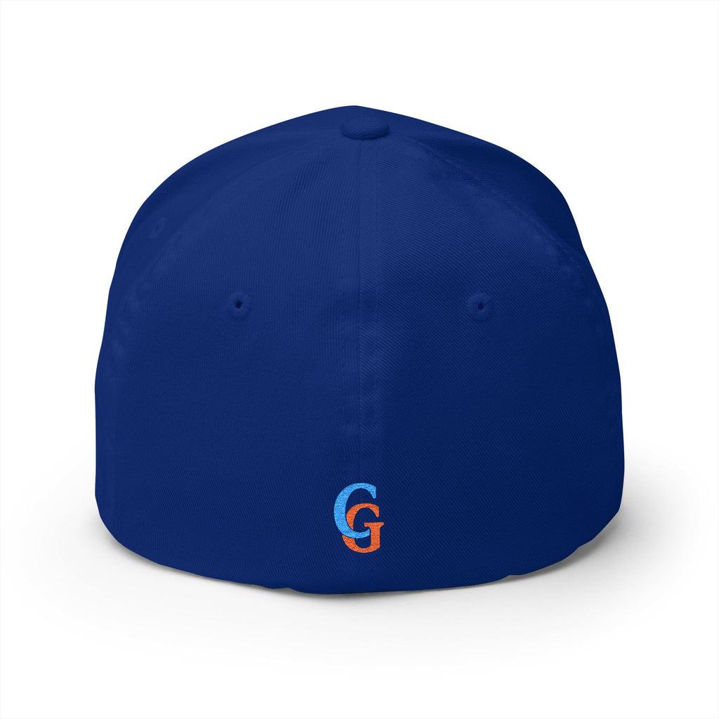 CHUBBA GEAR Embroidered Structured Cap | White Gold Stitching