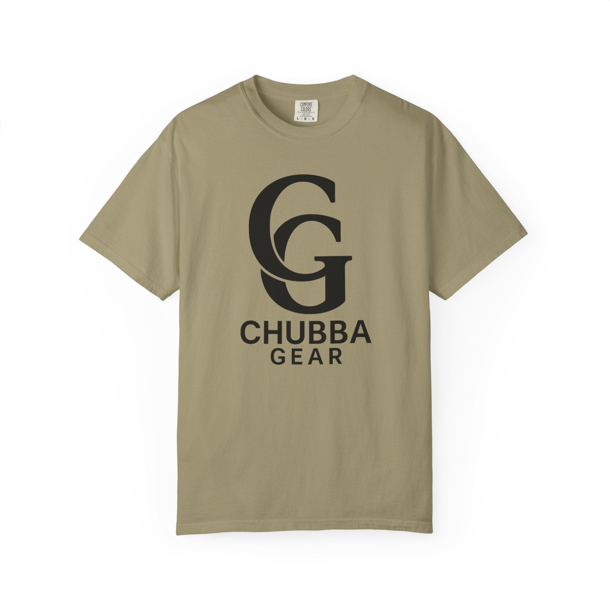Chubba Gear Logo Tee — Minimal Turtle Back Graphic T-Shirt