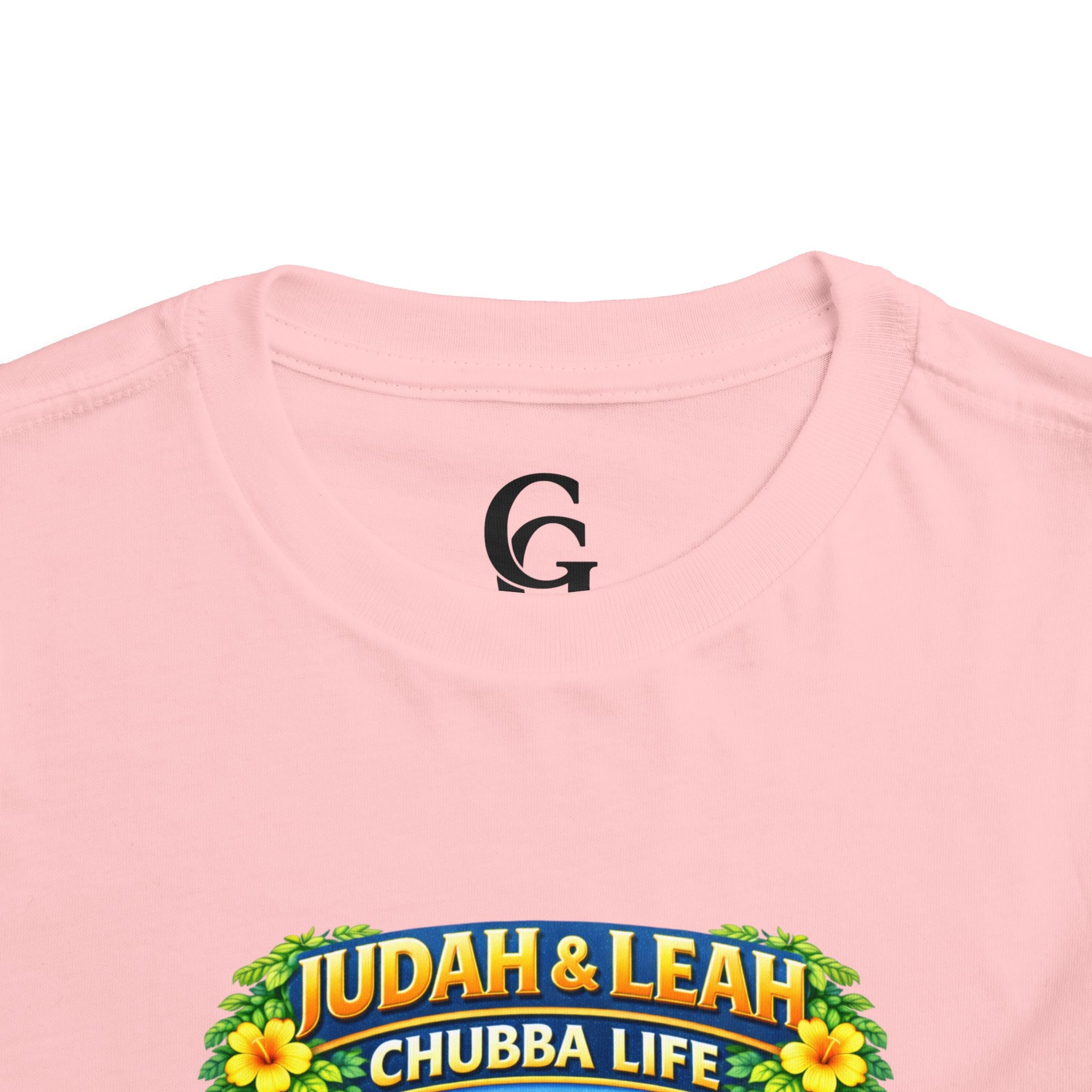 CHUBBA GEAR Toddler Tee - "Judah & Leah Chubba Life" Cute Matching lion cubs Graphic Shirt