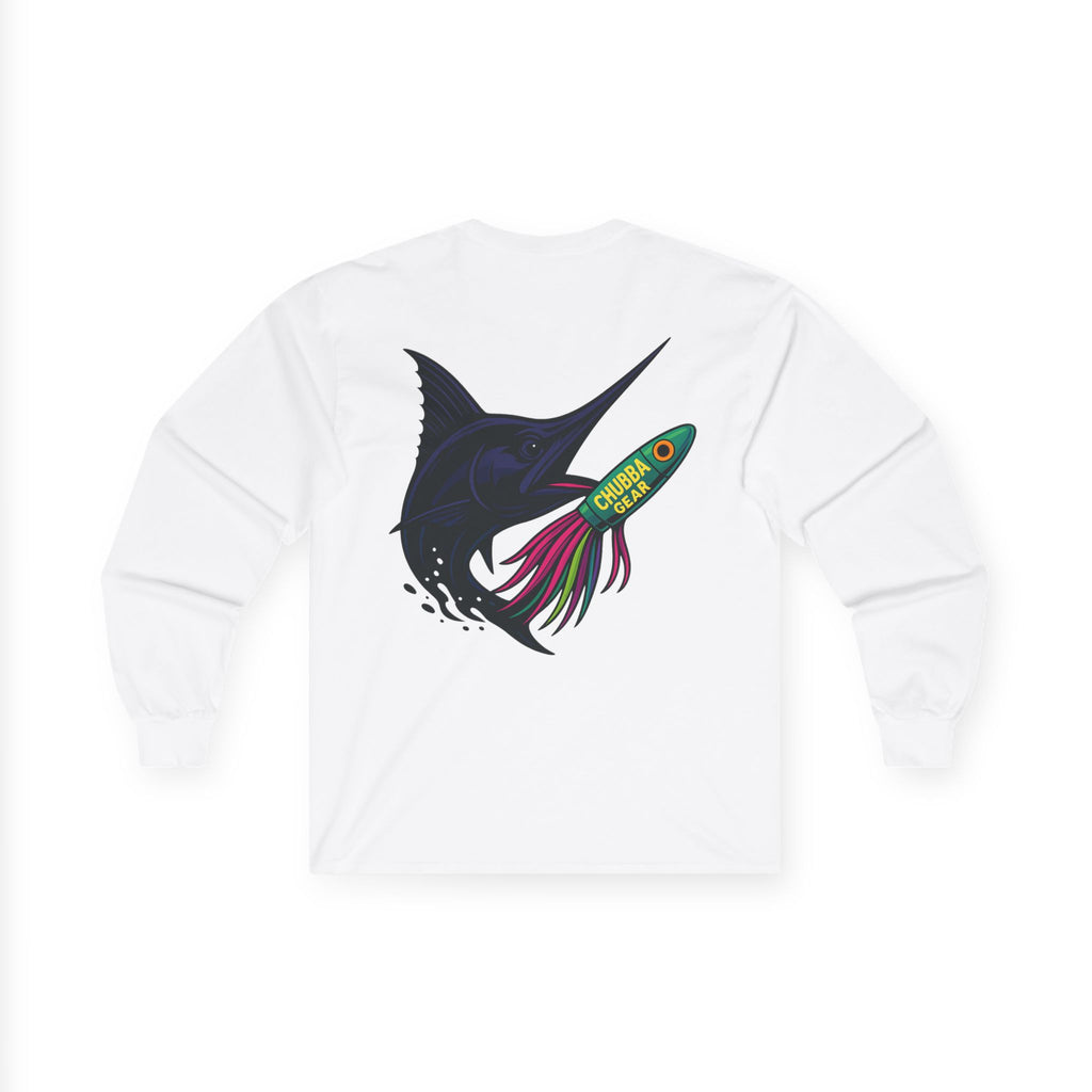 CHUBBA GEAR Long Sleeve T-Shirt – Marlin & Squid Surf Logo