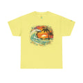 Chubba Gear Sunset Wave Beach T-Shirt – Tropical Palm Surf Graphic Tee