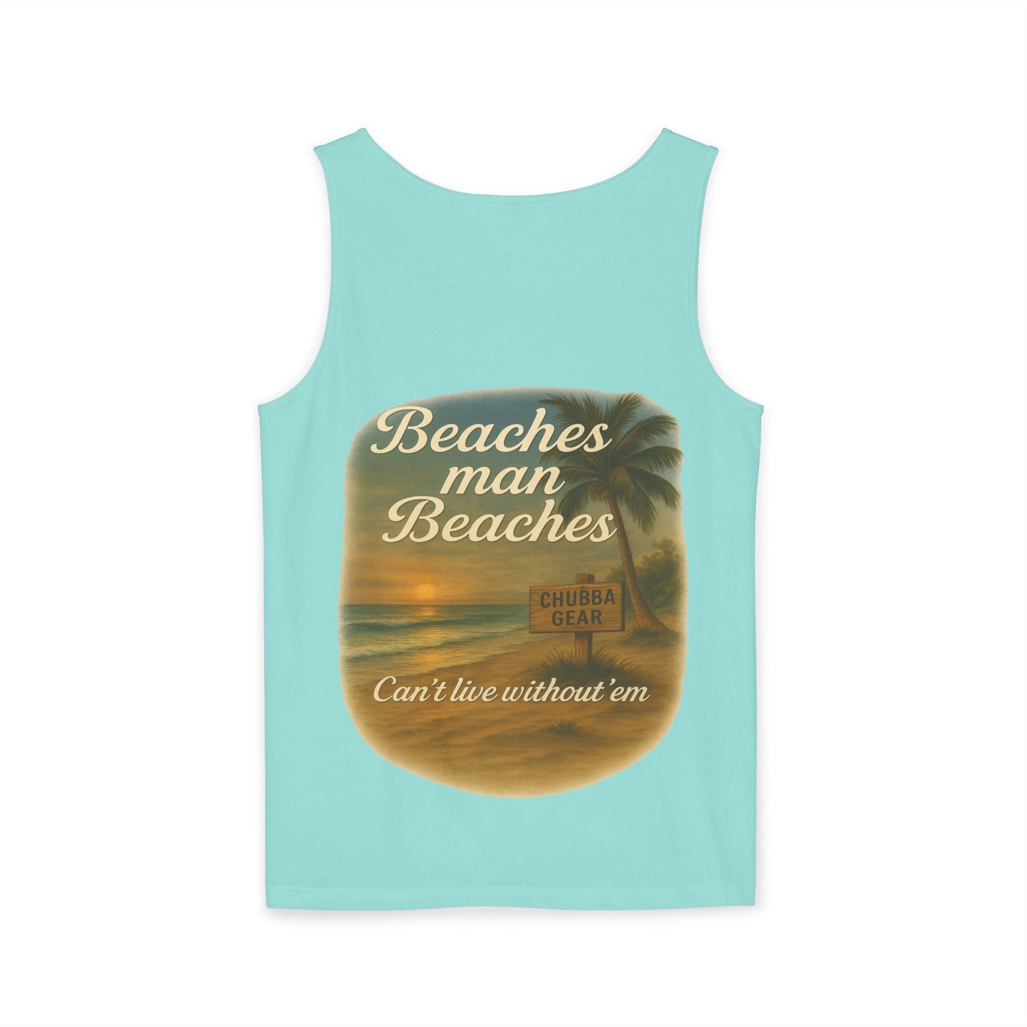 CHUBBA GEAR Beaches Man Beaches Garment-Dyed Tank Top