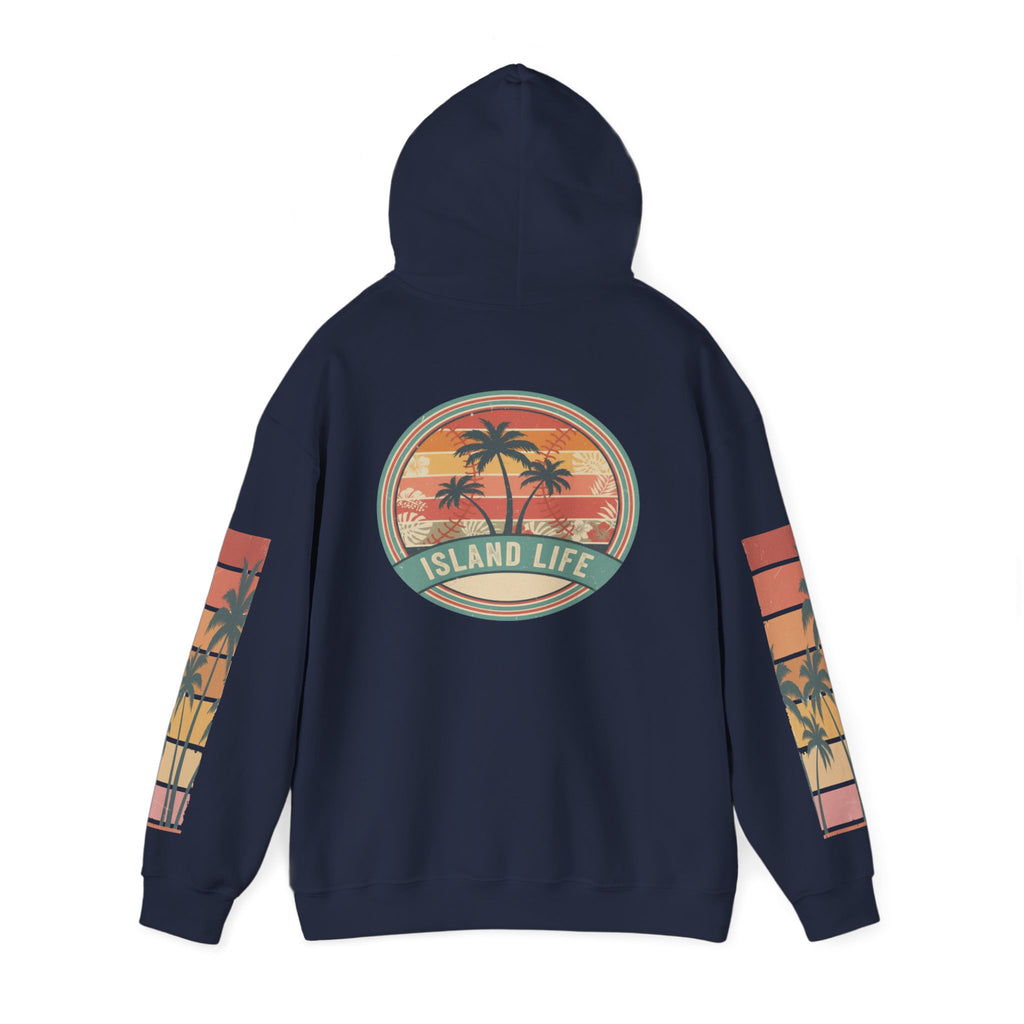 Chubba Gear Island Life Hoodie — Palm Tree Sunset Pullover