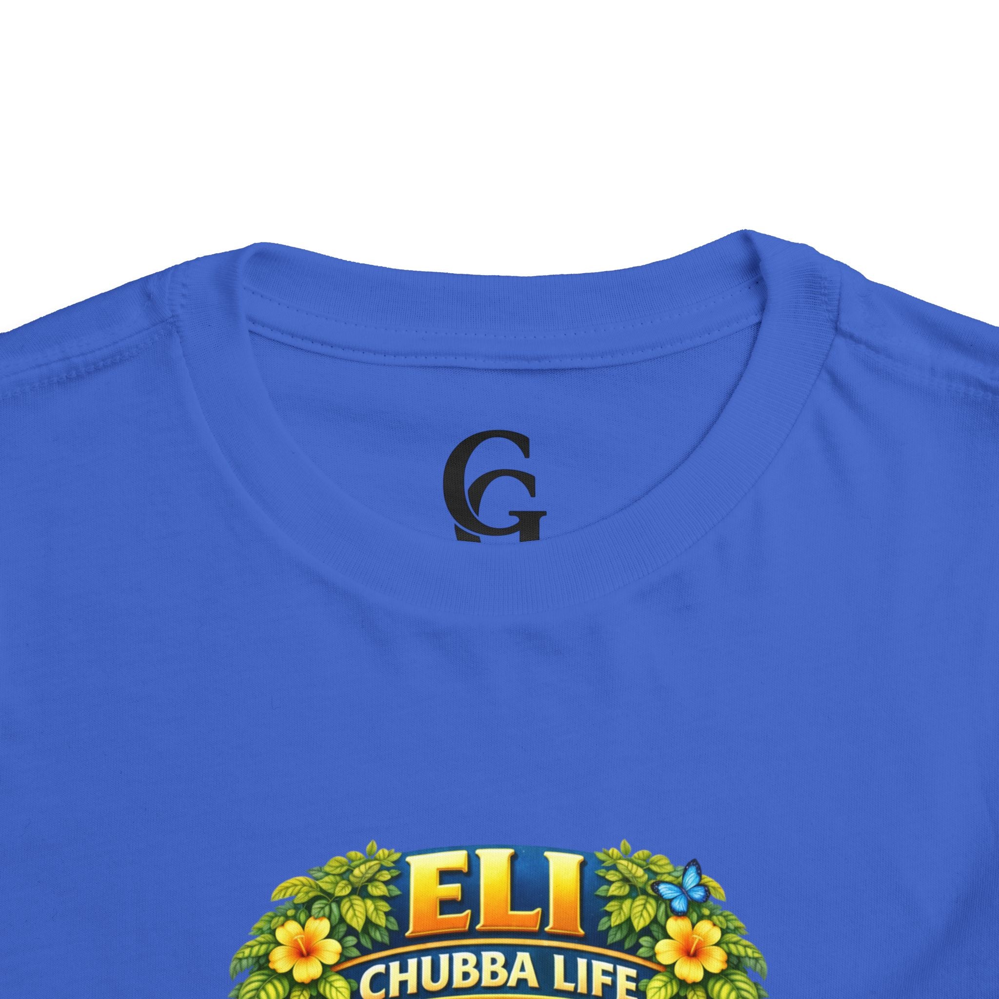 CHUBBA GEAR Eli Chubba Life Toddler Tee - Cute Giraffe Beach Shirt for Kids