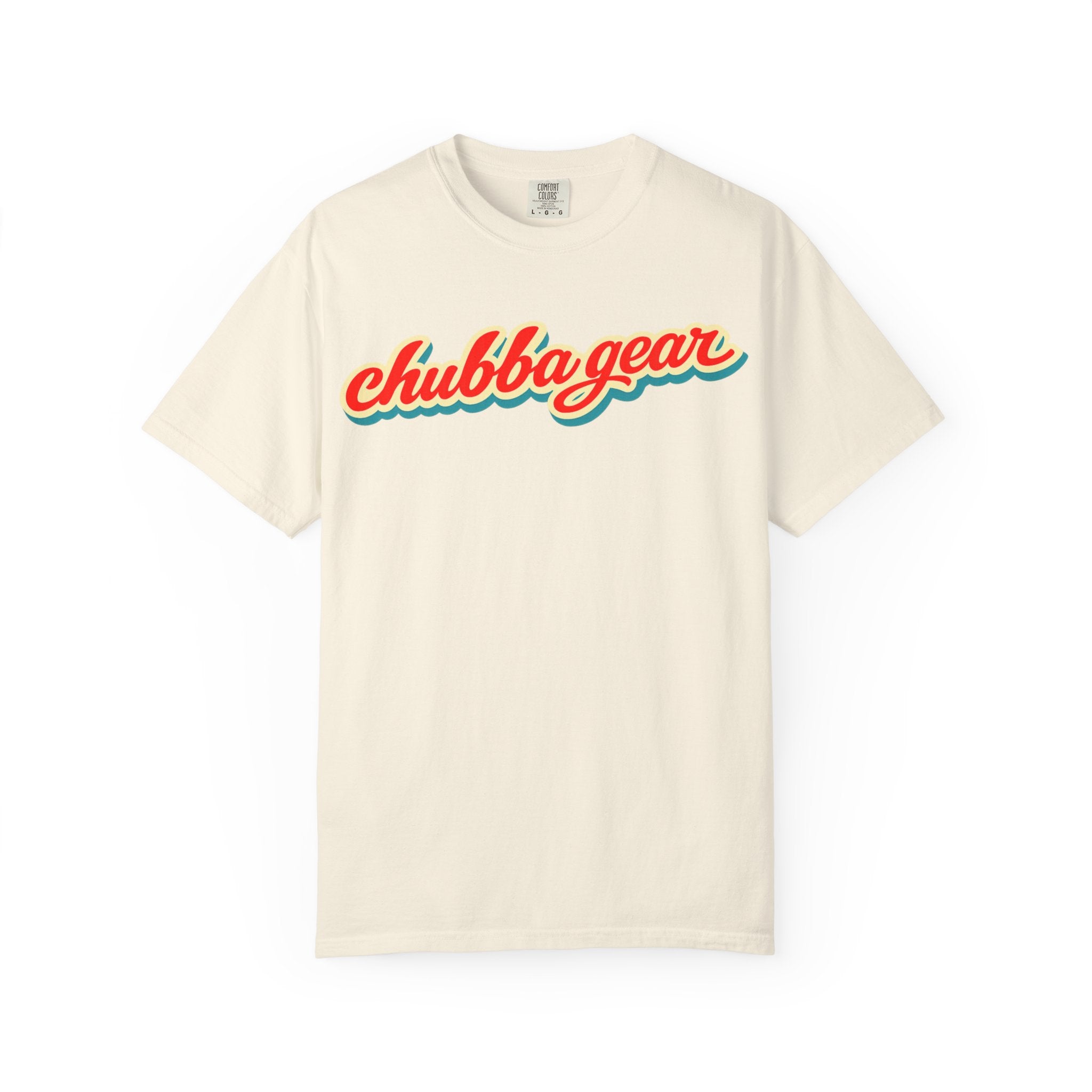 Chubba Gear Retro Tropical T-Shirt – 1950s Hawaiian Surf Beach Graphic Tee