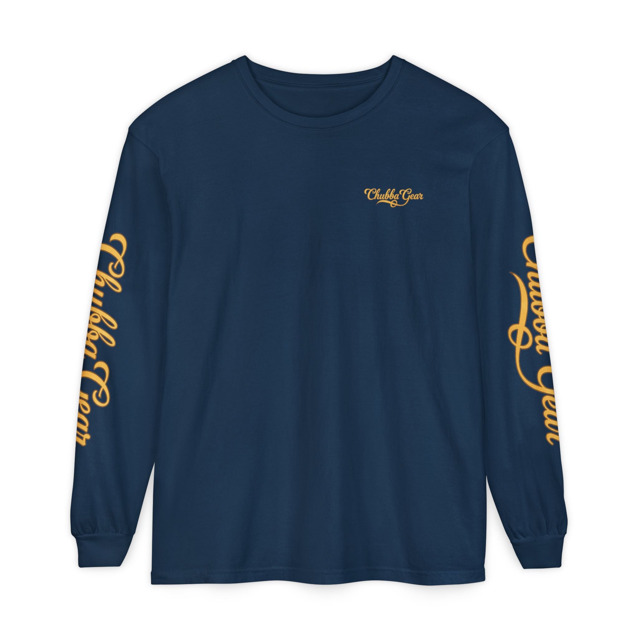 Chubba Gear Sunset Manta Ray Garment-Dyed Long Sleeve Tee