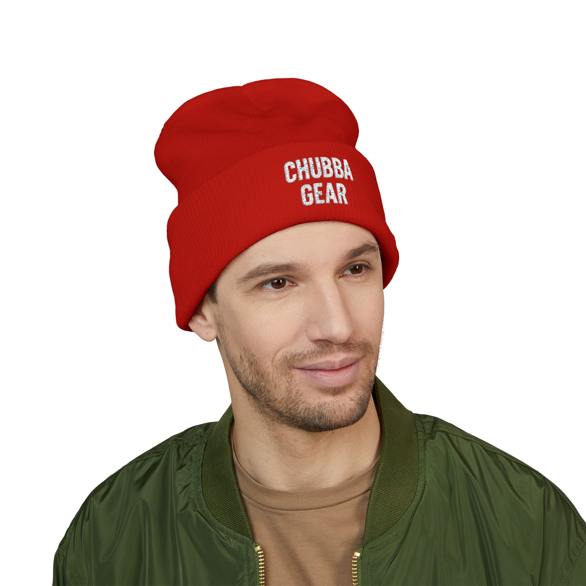 CHUBBA GEAR Embroidered Cuffed Beanie