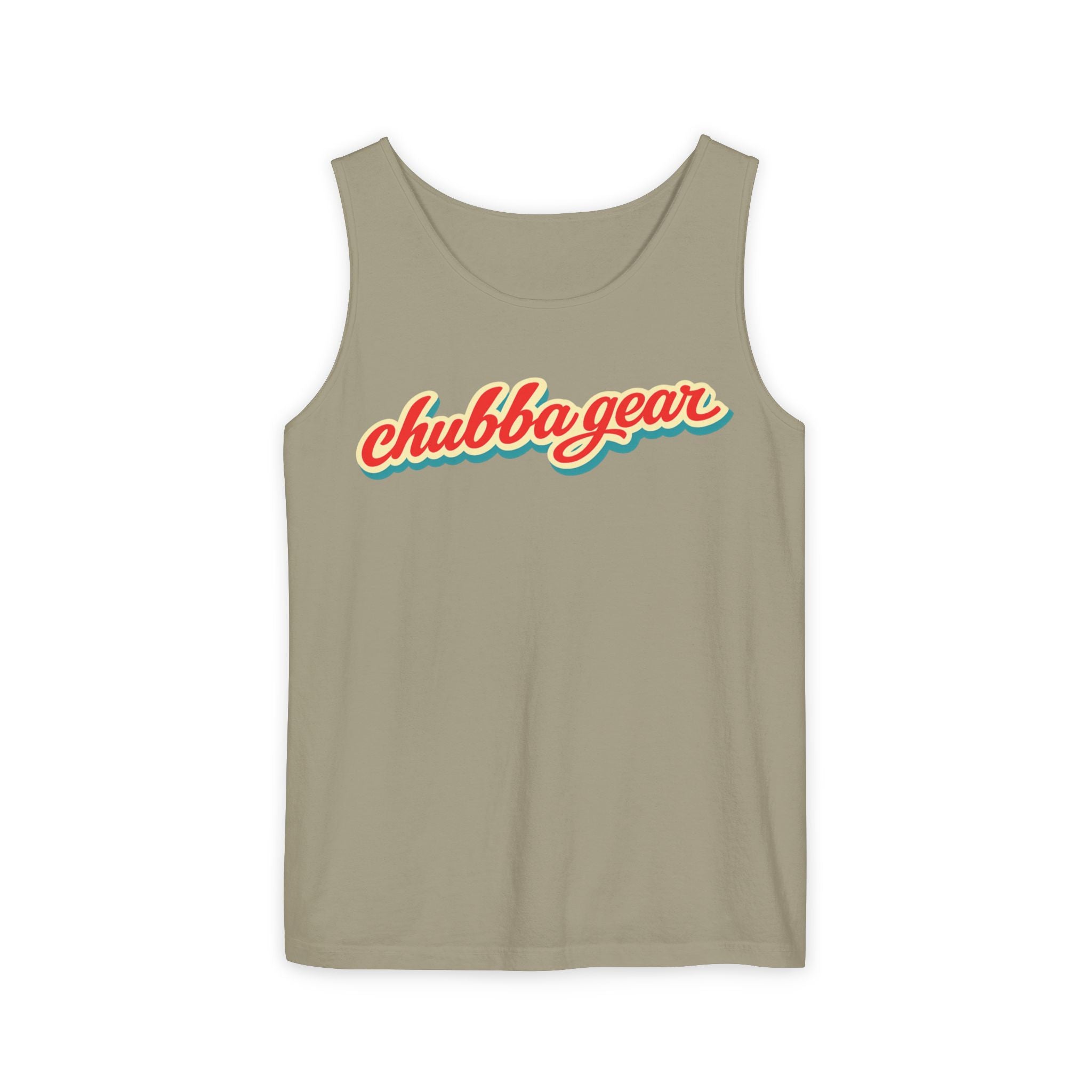 Chubba Gear Vintage Hawaiian Tank Top – Retro Beach Surf Graphic