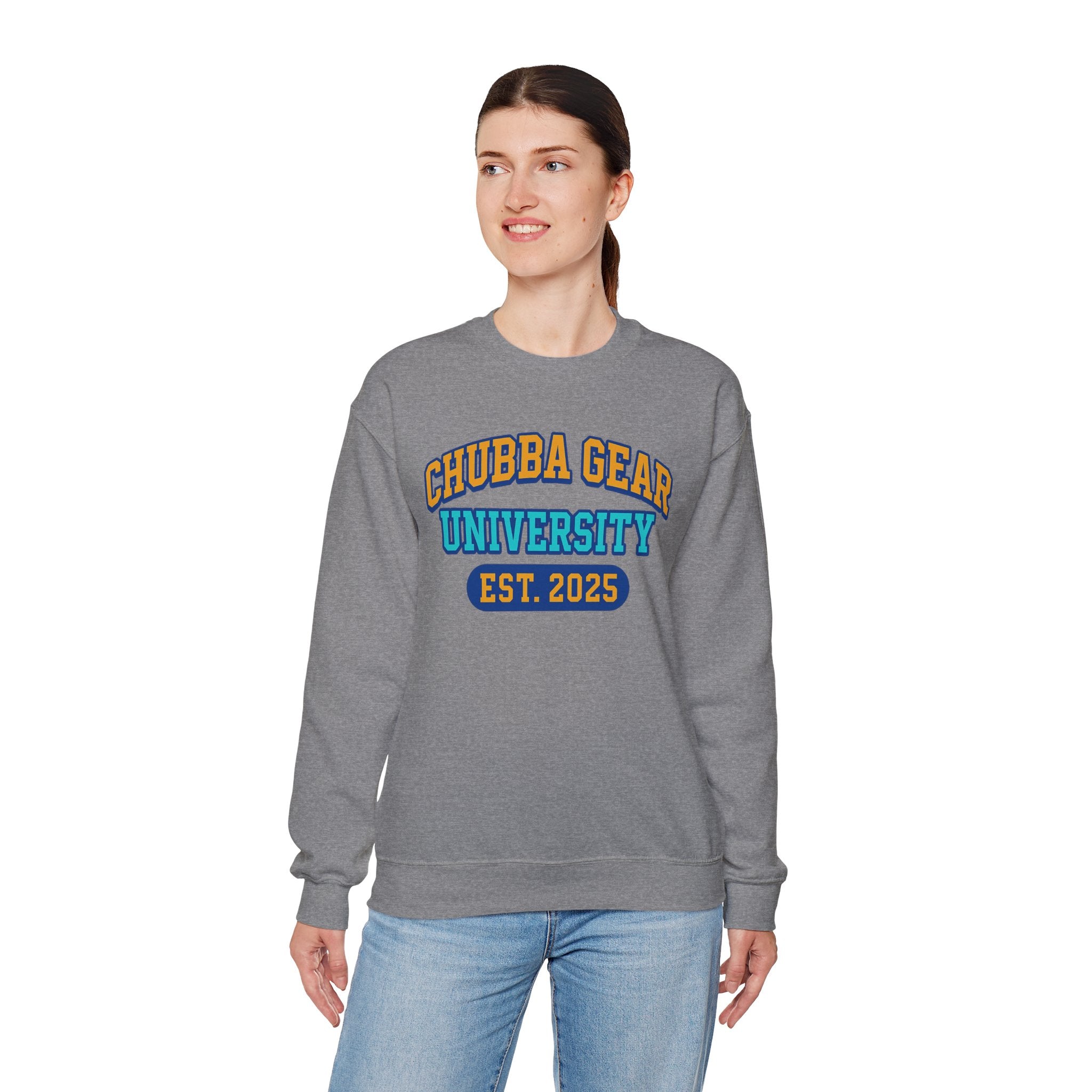 CHUBBA GEAR Collegiate Crewneck Sweatshirt
